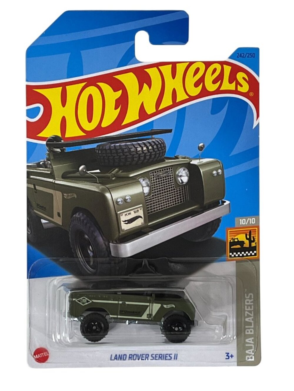 Hot Wheels 2023 Land Rover Series II Baja Blazers Green Truck Diecast 1:64